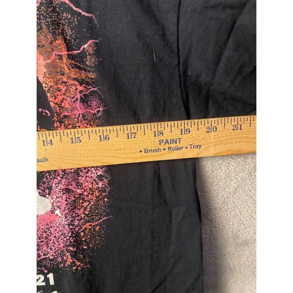 Korn Summer Tour 2021 T Shirt Mens L Black Graphic Band Tee Skeleton Tour Dates